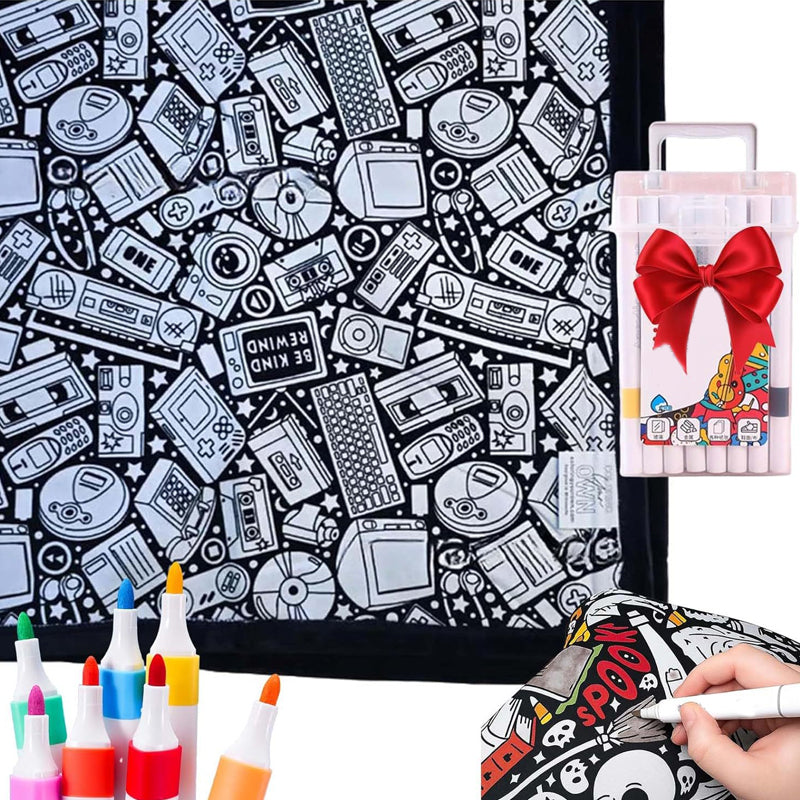 The ArtFlow Coloring Blanket - Personalized Comfort & Creativity + 50% OFF