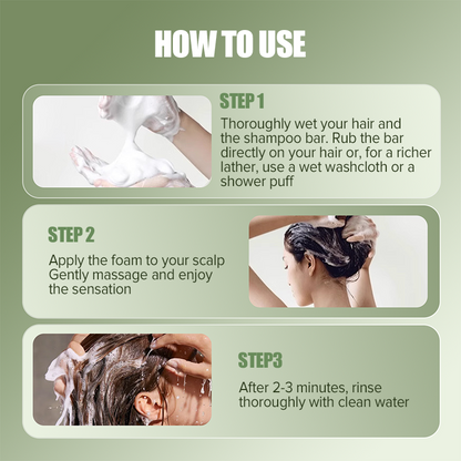 The RootNourish Shampoo Bar - The Natural Way to Strengthen Hair + 50% OFF