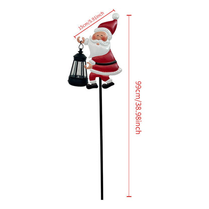 The SolarSanta Garden Stake - Festive Cheer, Zero Wiring + 50% OFF