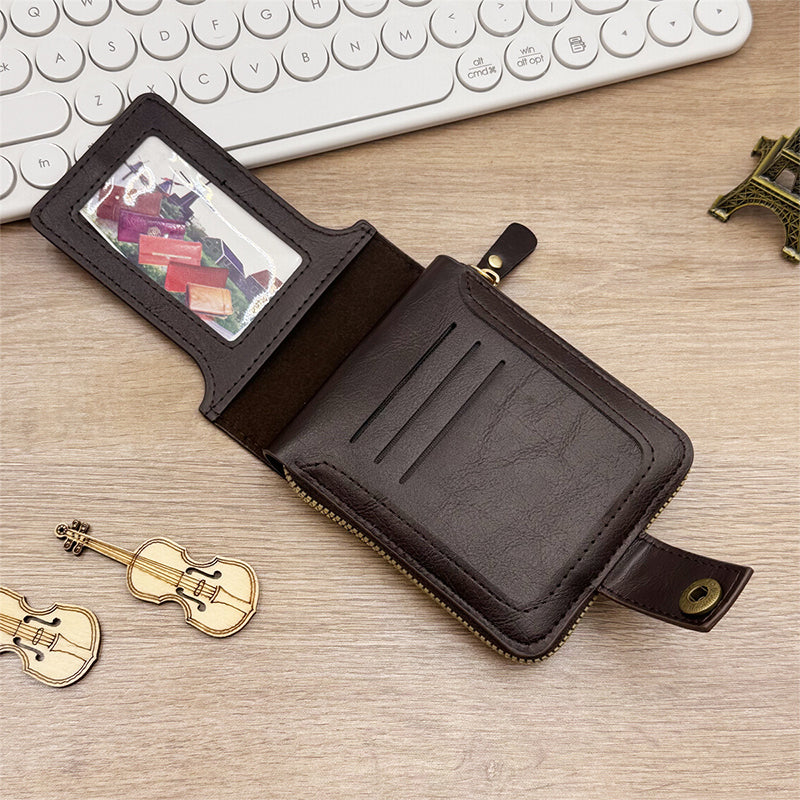 The Heritage Zipper Wallet - Vintage Style, Modern Security + 50% OFF