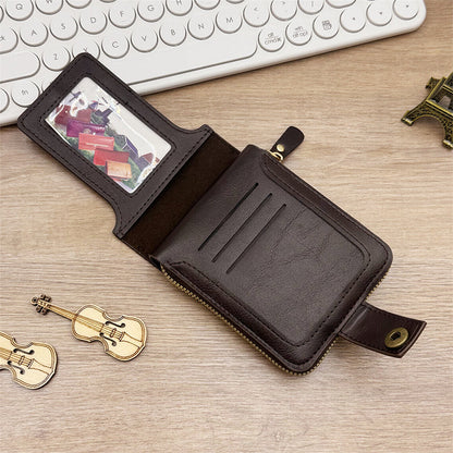 The Heritage Zipper Wallet - Vintage Style, Modern Security + 50% OFF