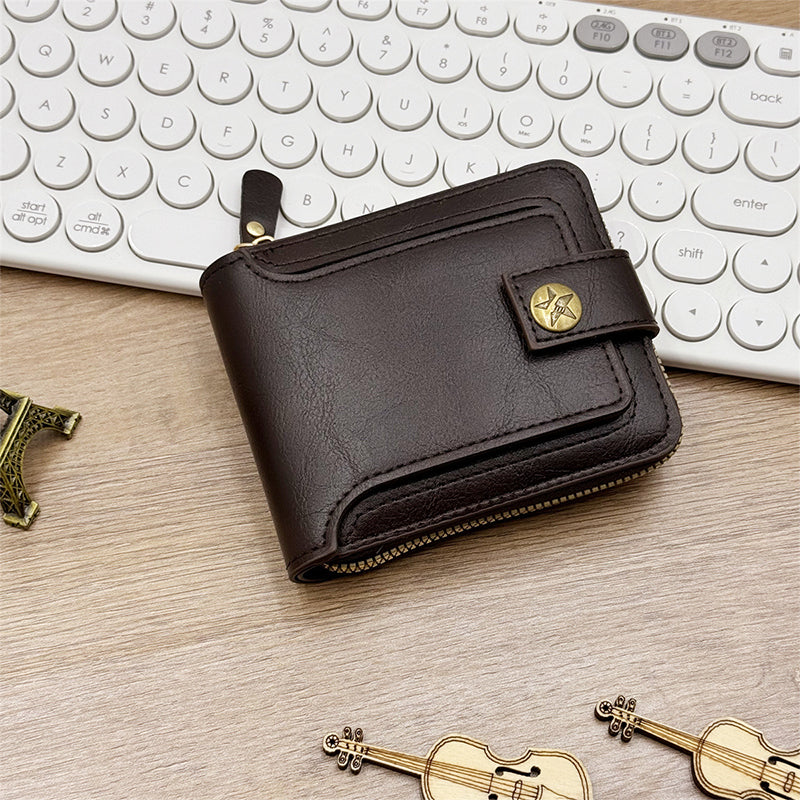 The Heritage Zipper Wallet - Vintage Style, Modern Security + 50% OFF