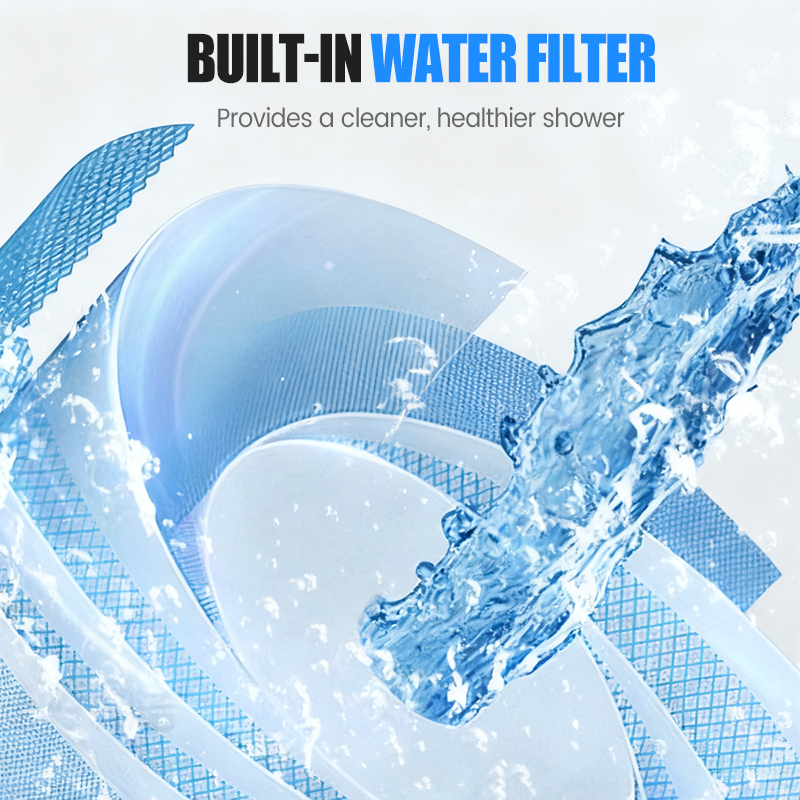 The AquaFlow Filtered Shower Head - $99\%$ Chlorine Removal, SPA Massage, and High Pressure +50% OFF