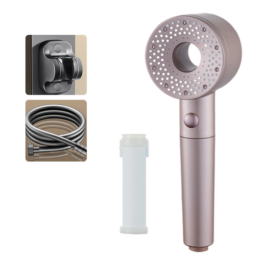 The AquaFlow Filtered Shower Head - $99\%$ Chlorine Removal, SPA Massage, and High Pressure +50% OFF