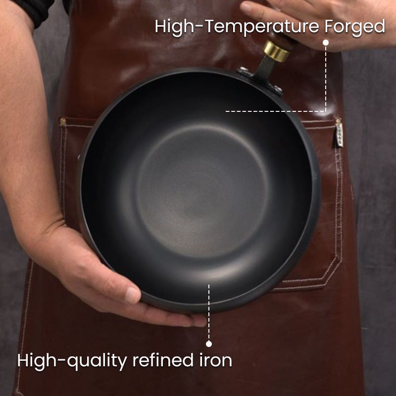 The AuraIron Uncoated Pot - Thick Iron, Hot Sale, and Traditional Quality + 50% OFF