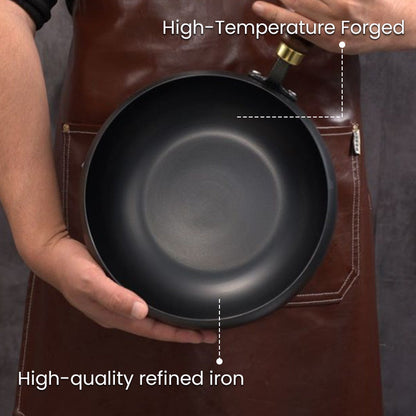 The AuraIron Uncoated Pot - Thick Iron, Hot Sale, and Traditional Quality + 50% OFF