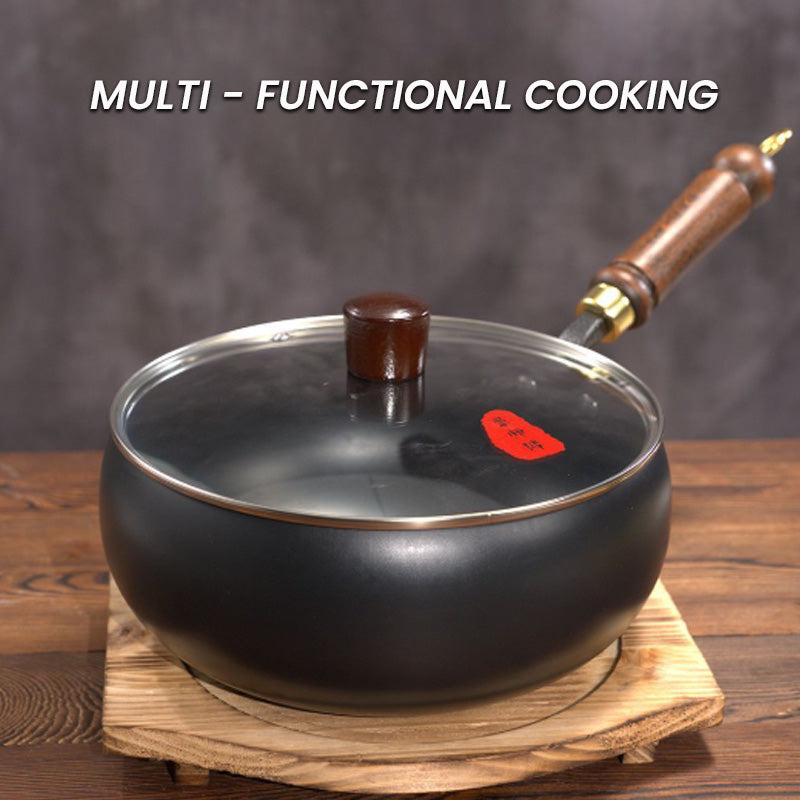 The AuraIron Uncoated Pot - Thick Iron, Hot Sale, and Traditional Quality + 50% OFF