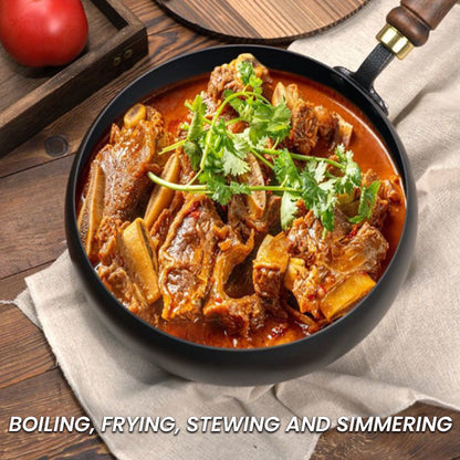 The AuraIron Uncoated Pot - Thick Iron, Hot Sale, and Traditional Quality + 50% OFF