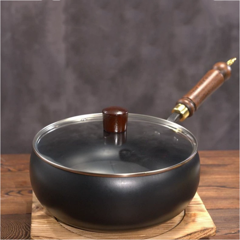 The AuraIron Uncoated Pot - Thick Iron, Hot Sale, and Traditional Quality + 50% OFF