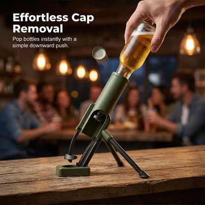Salvo™ – Mortar-Launch Beer Bottle Opener & Man-Cave Display Piece + 50%OFF