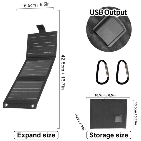 Trekvolt™ – Foldable USB Solar Panel for Hiking & Camping + 50% OFF