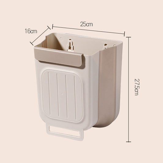 Skarva – Folding Hanging Kitchen Waste Bin with Cabinet Hook + 50% OFF