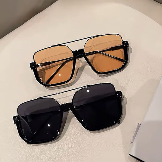 Solette™ – Oversized Retro Tinted-Lens Sunglasses + 50% OFF