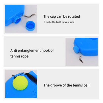 Volleon – Solo Tennis Trainer Rebounder with Weighted Base & Anti-Tangle Swivel + 50% OFF