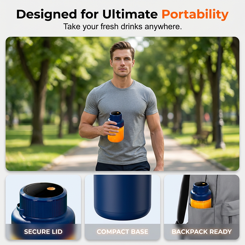 Vivara™ – 1300ml Cordless Portable Blender with Ice-Crushing Motor & One-Button Operation + 50% OFF