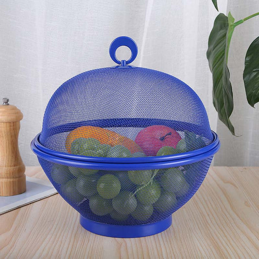 Larder™ – Breathable Mesh Fruit Basket with Lid & Built-In Colander + 50% OFF